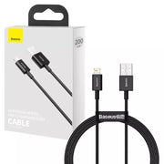 كابل شحن ونقل بيانات Baseus Superior Series من Type-C إلى Lightning، يدعم PD بقدرة 20W وبطول 2 متر - TecHub