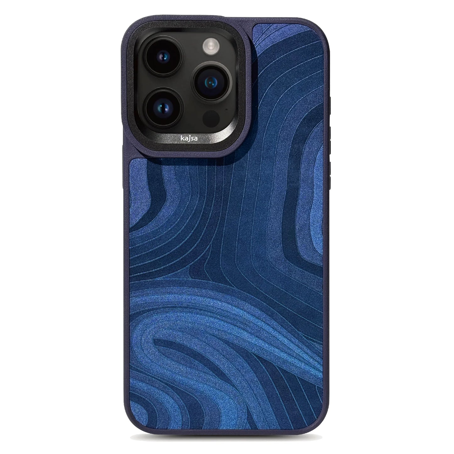 Kajsa Preppie Collection - Latitude Back Case for iPhone 15 Pro Max - Blue