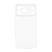 Transparent TecHub JOYROOM PC case for iPhone 17 Pro Max, showing clear design and precise cutouts for the device.