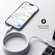 Momax Mag.Link magnetic USB-C to USB-C cable, 1 meter, supports 100W power and USB 3.2 Gen 2x2 for fast data transfer.