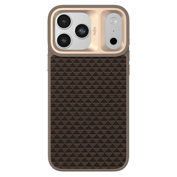 TecHub Kajsa Glamorous Pyramid Pattern iPhone 17 Pro Max case with MagSafe compatibility, featuring a stylish desert-themed design.