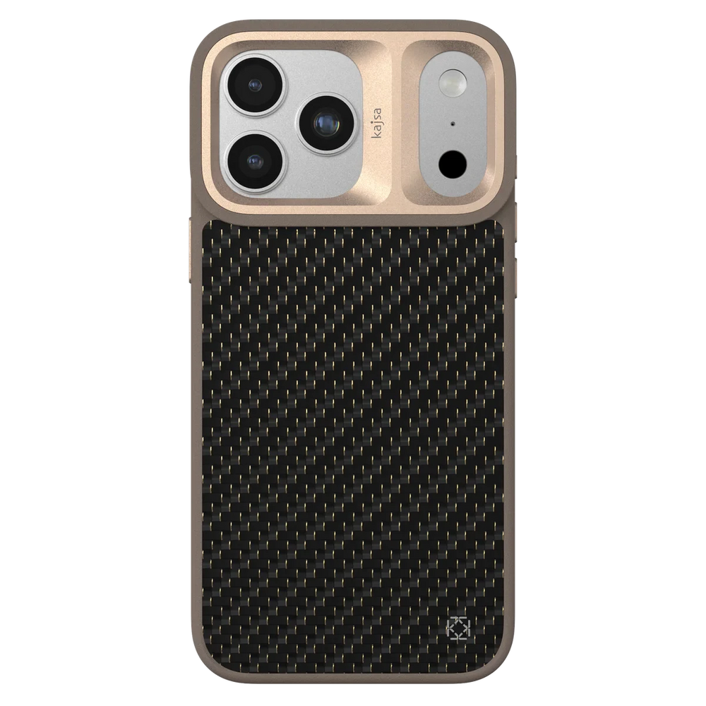 Kajsa Svelte Collection - Real Carbon Fibre Back Case for iPhone 17 Pro Max (MagSafe Compatible)