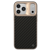 Kajsa Svelte Collection - Real Carbon Fibre Back Case for iPhone 17 Pro Max (MagSafe Compatible)