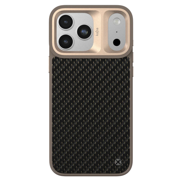 Kajsa Svelte Collection - Real Carbon Fibre Back Case for iPhone 17 Pro Max (MagSafe Compatible)