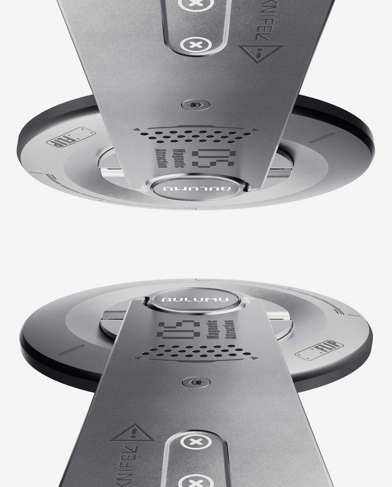 AULUMU G05 Air Next-Gen Hi-Per Magnetic Stand - Mechanical Silver