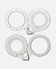 AULUMU G09 Ghost transparent magnetic stand holder by TecHub, showcasing a sleek, clear design with 360° rotation for smartphones or devices.