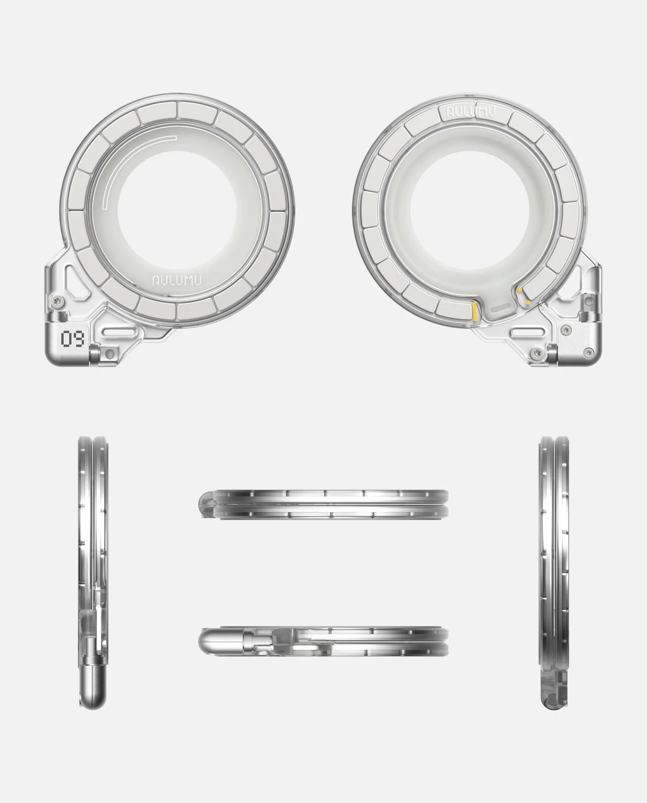 AULUMU G09 Ghost Transparent Infinite 360° Magnetic Stand