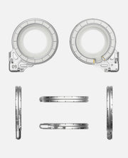 AULUMU G09 Ghost transparent magnetic holder by TecHub, featuring a sleek, infinity 360° rotating design on a clean surface.
