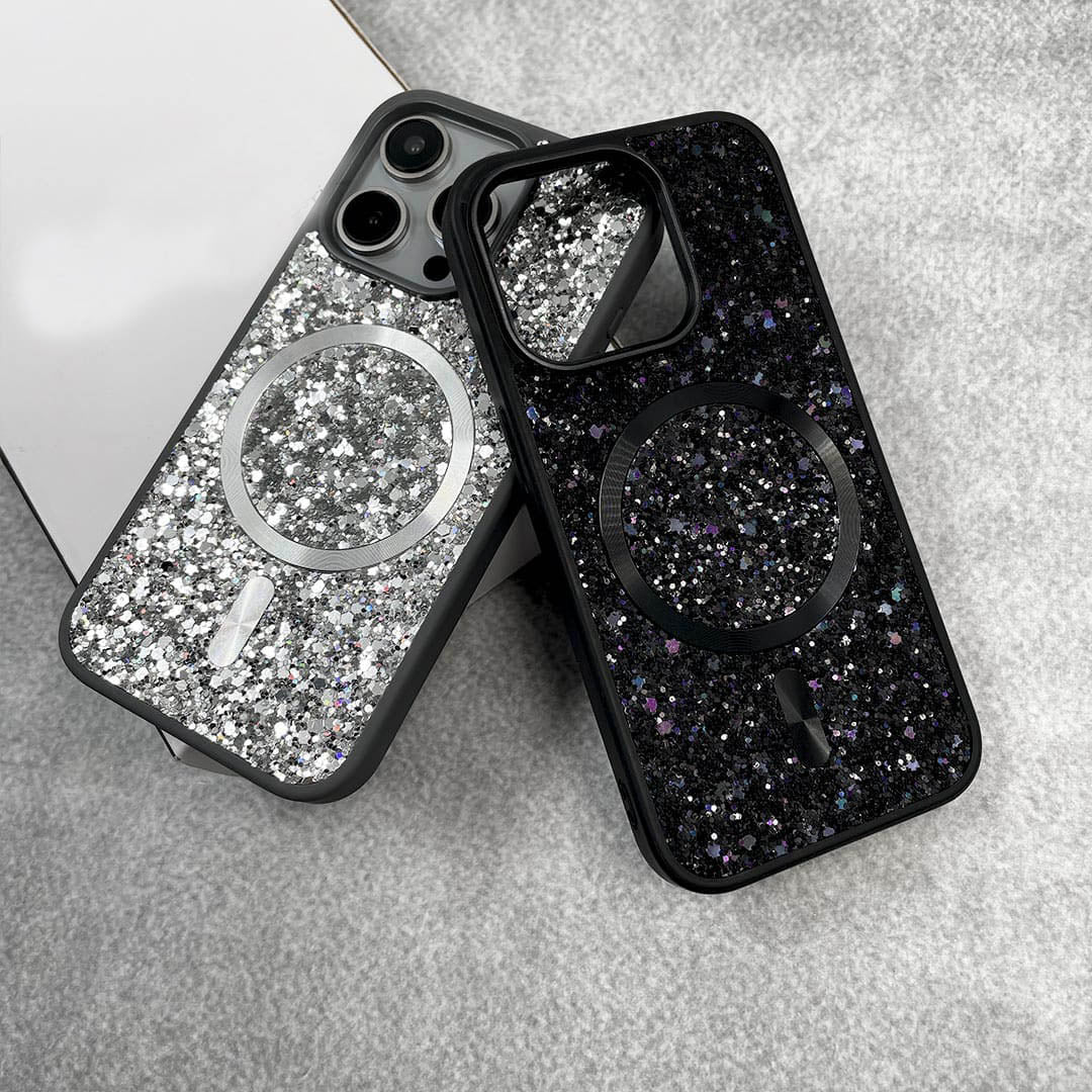 Swarovski Luxury Bling Glitter Diamond Magnetic Phone Case For iPhone