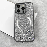 Swarovski Bling Glitter Diamond MagSafe iPhone 14 Pro Max case by TecHub with sparkling rhinestones and protective design