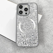 TecHub Swarovski luxury glitter diamond MagSafe case for iPhone 14 Pro Max with sparkling design and protective build.