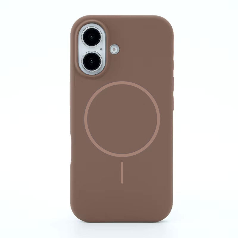 Magnetic Liquid Silicon Case for iPhone 16