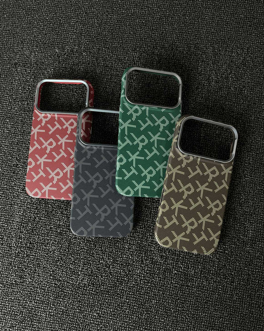 FreeKnite Fiber Texture Slim Matte Hard PC for iPhone 17 Pro Max