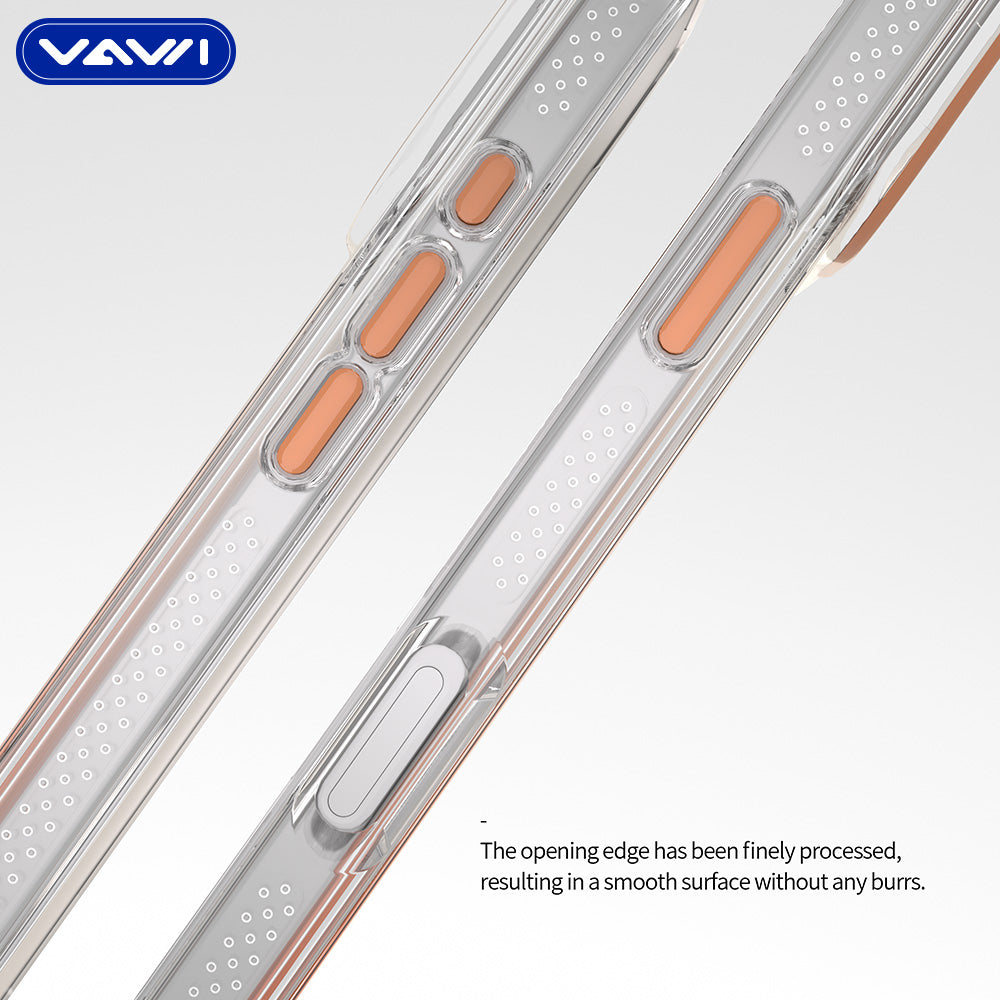 VAWI Magnetic Gradient Matte Wave Point Shockproof Case for iPhone 17 Pro Max