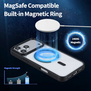 TecHub PULOKA magnetic matte translucent iPhone 17/18 Pro case with frosted finish and anti-fingerprint slim design.