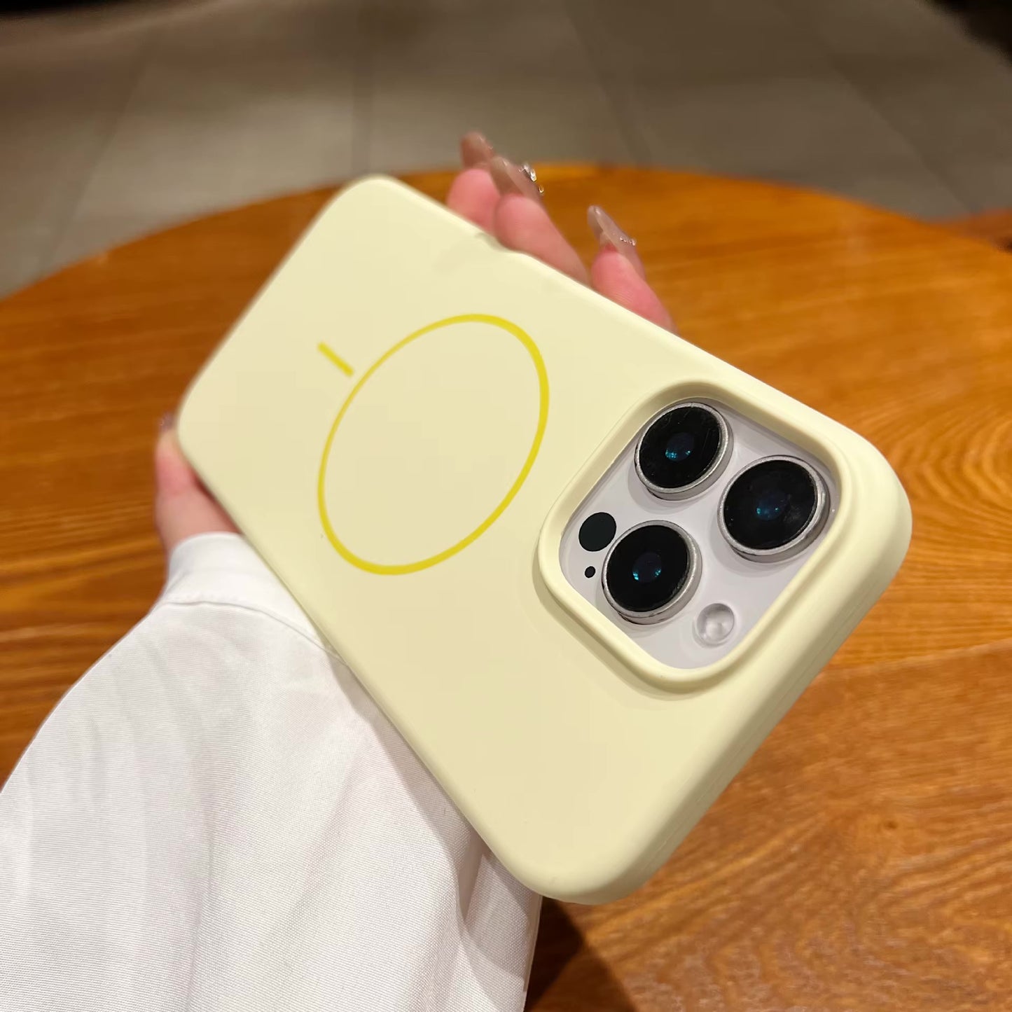 Magnetic Liquid Silicon Case for iPhone 13 Pro Max