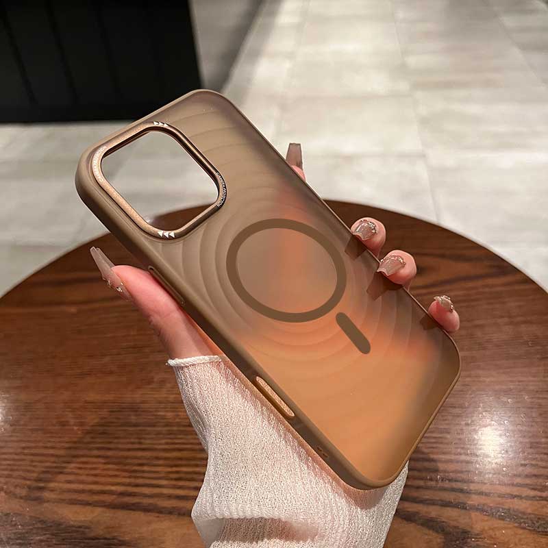 Case World Fashion Matte Translucent with Camera Frame for iPhone 13 Pro Max
