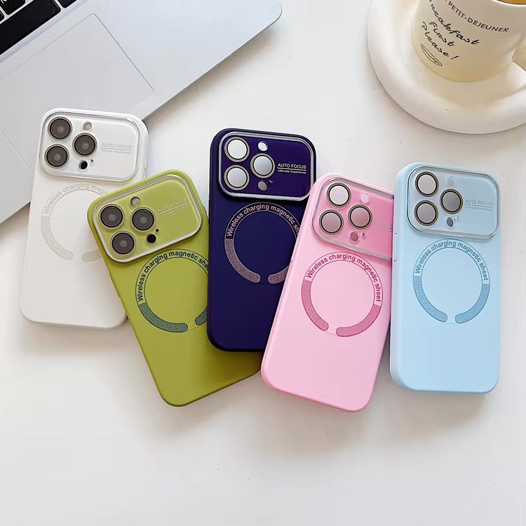 Magnet Design Case Liquid Silicone Magnetic Case for iPhone 14 Pro Max