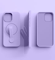 Invisible magnetic liquid silicone rotating wristband case for iPhone 14 Pro Max by TecHub, showing the sleek, flexible design on a white background.