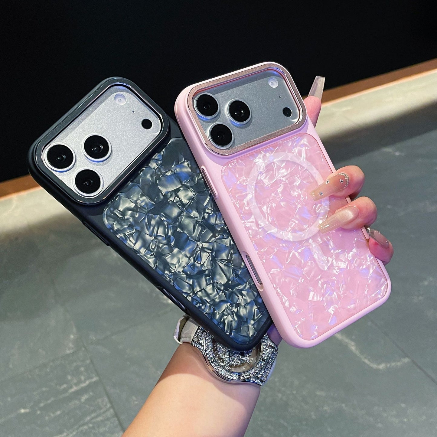 Luxury Shell Magnetic MagSafe TPU Case for iPhone 17 Pro Max