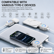 TecHub X01 140W full-charging separator cable with automatic power-off battery protector and smart charging disconnector.
