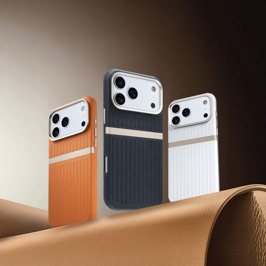 Luxury magnetic PC shockproof MagSafe case for iPhone 17 Pro Max by TecHub, featuring a sleek business style design.