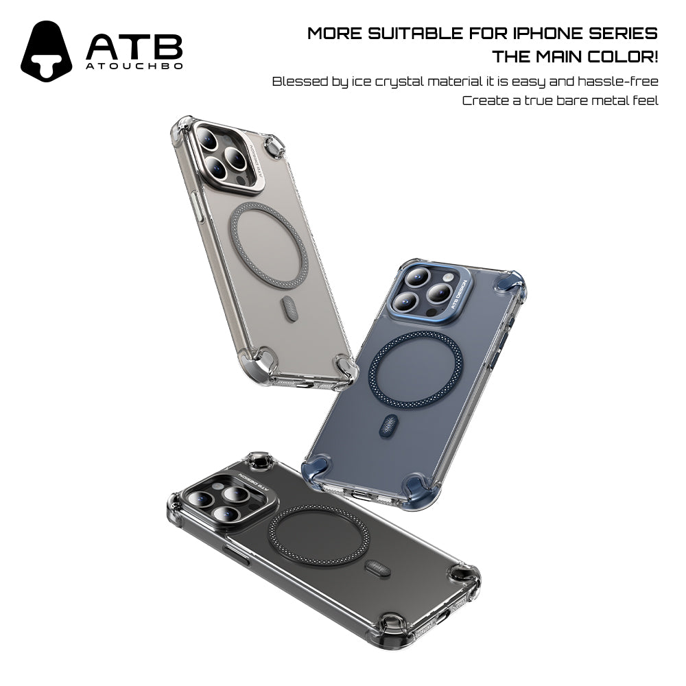 ATB Design MagSafe and Lens Stand Anti-Shock Case for iPhone 14 Pro Max