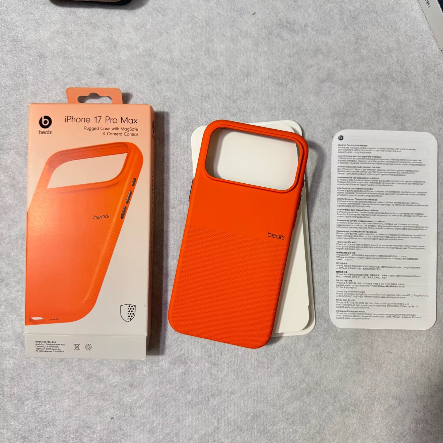 Beats iPhone 17 Pro Max Rugged Case with MagSafe and Camera Control