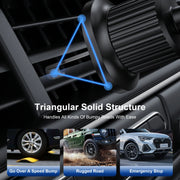 Wiwu MAGO Series MagSafe car mount holder by TecHub attached to a vehicle dashboard with a smartphone in place
