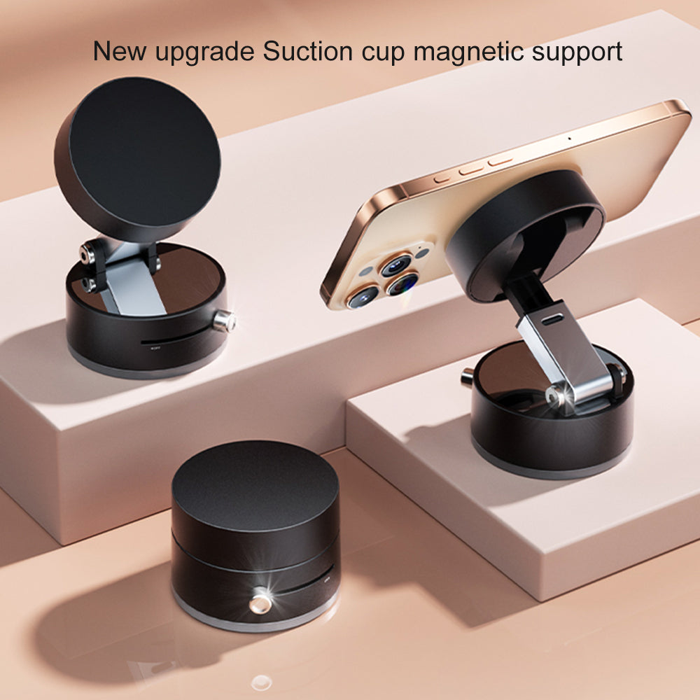 GOJI G10 Vacuum Magnetic Vacuum Phone Holder Vacuum 360 Degree Rotation and Super Strong Magnetic - Black