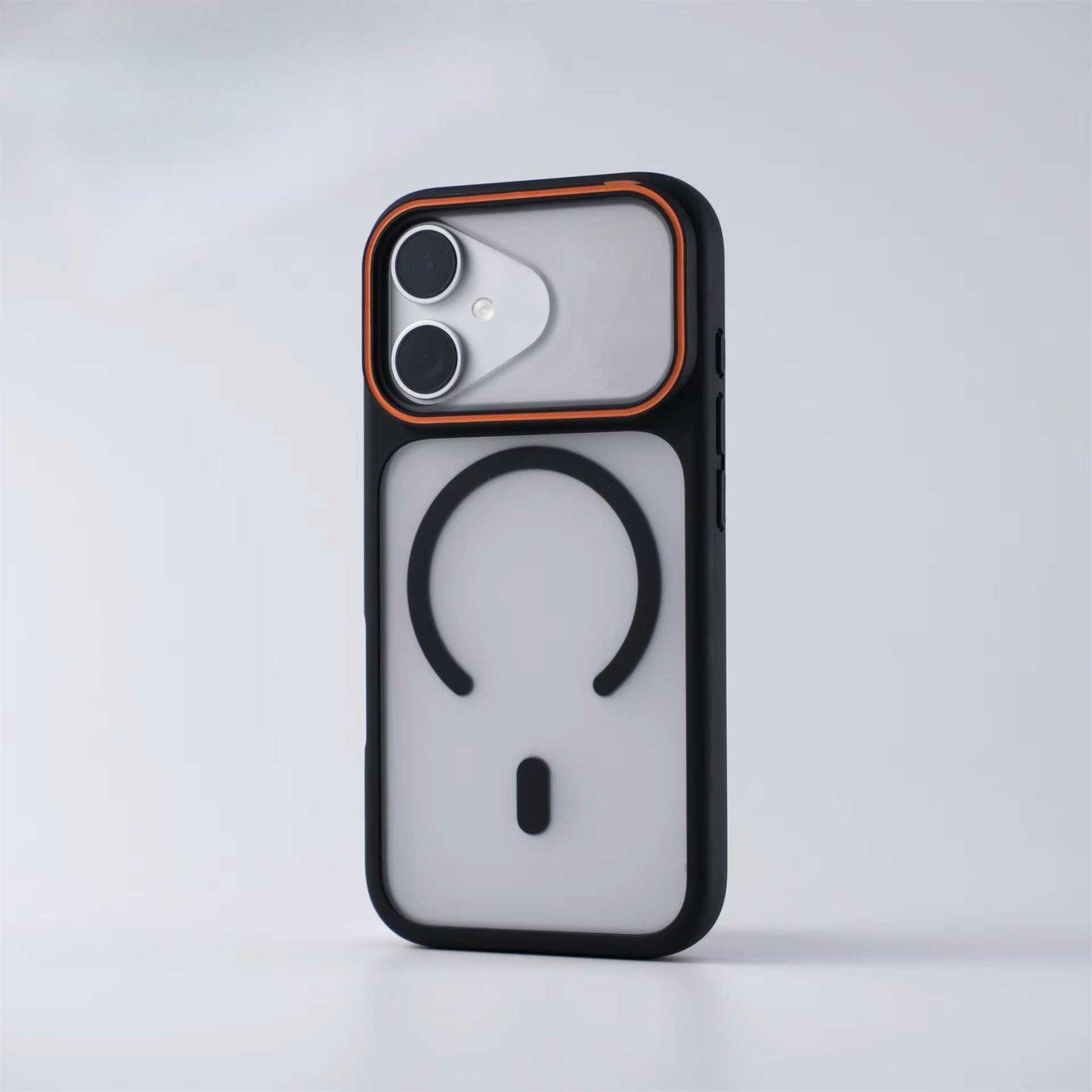 TecHub i-Like Ice Fog MagSafe case for iPhone 16 showcasing a sleek, frosted design with magnetic attachment and precise cutouts.