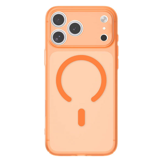 TecHub Ultra-thin MagSafe transparent matte TPU silicone case for iPhone 17 Pro Max, showing its slim, soft, and protective design.
