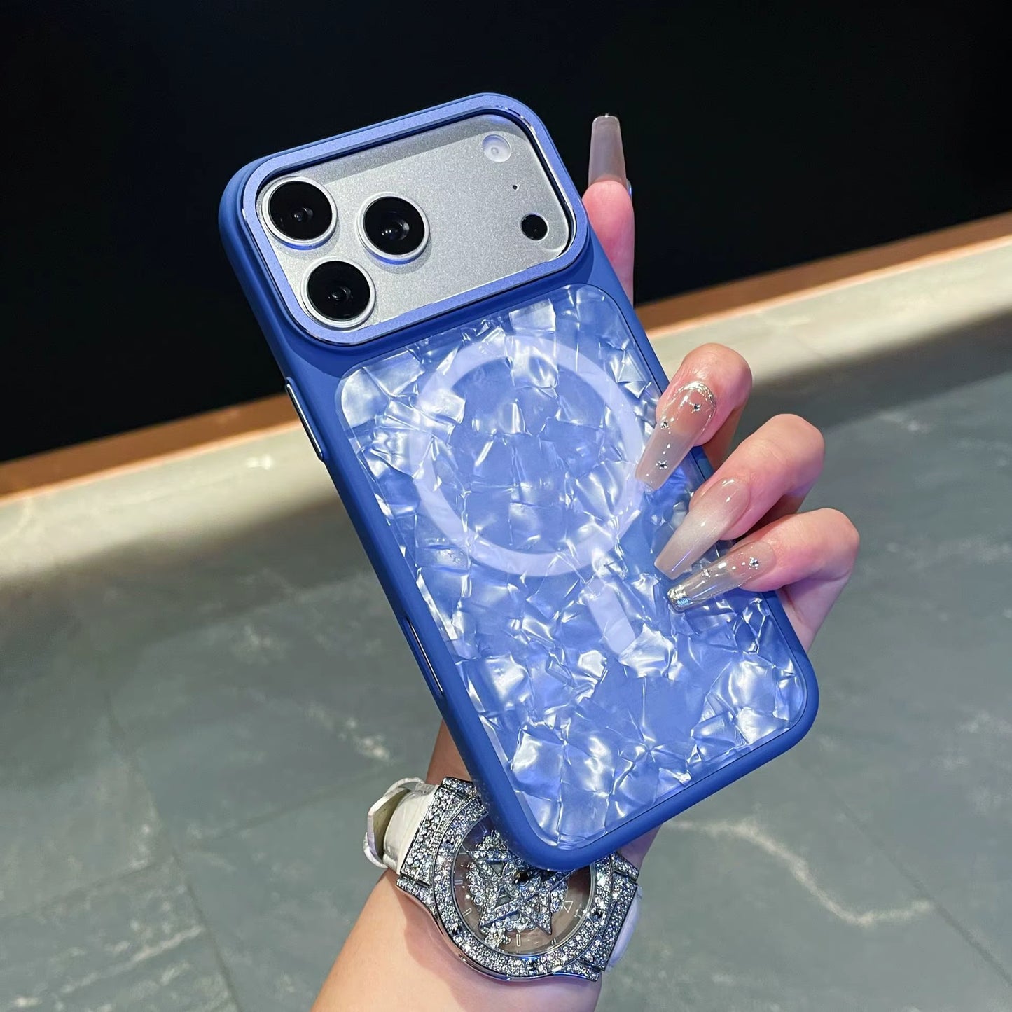 Luxury Shell Magnetic MagSafe TPU Case for iPhone 17 Pro Max