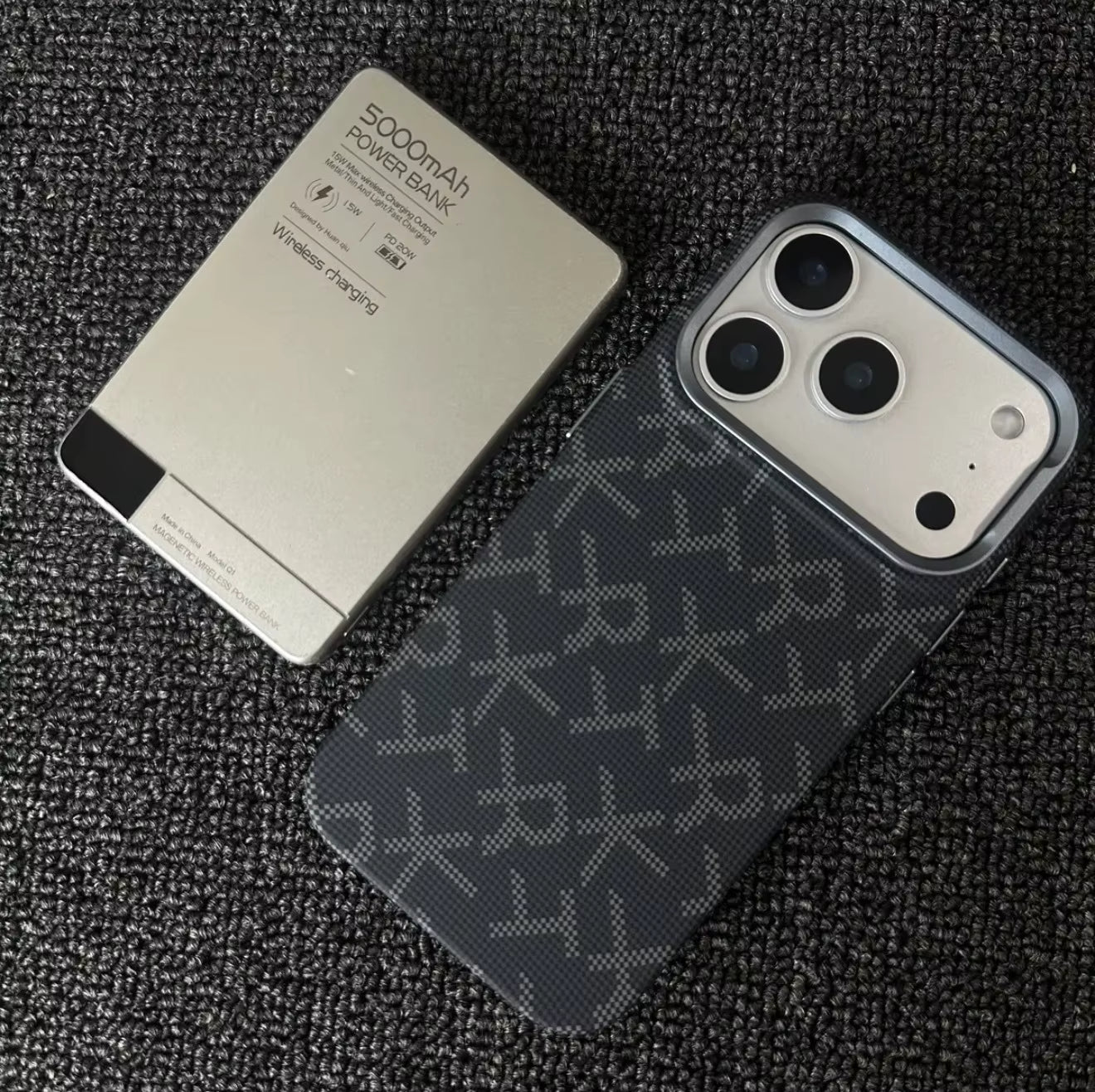 FreeKnite Fiber Texture Slim Matte Hard PC for iPhone 17 Pro Max