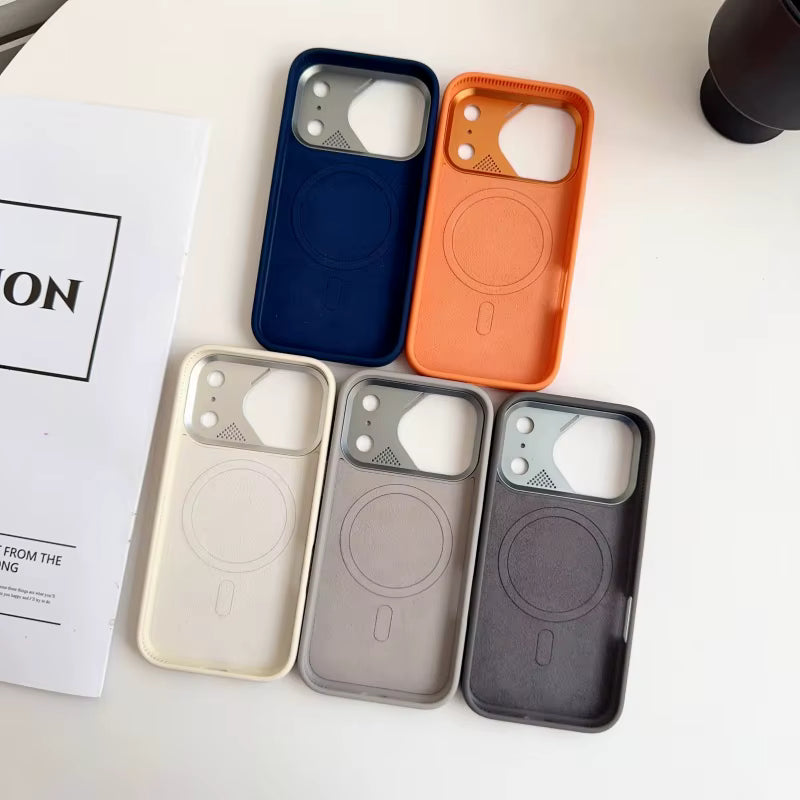 VAWI Liquid Silicone Magnetic Full Coverage Lens Shockproof Protective Case for iPhone 17 Pro Max