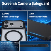 TecHub PULOKA magnetic matte translucent frosted iPhone 17/18 Pro case with anti-fingerprint slim design, shown in the image.