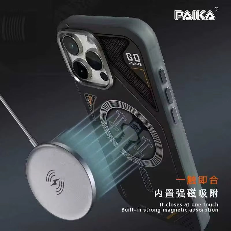 Jmgokit Stylish Trend Protective Case for iPhone 16 Pro Max - Brown