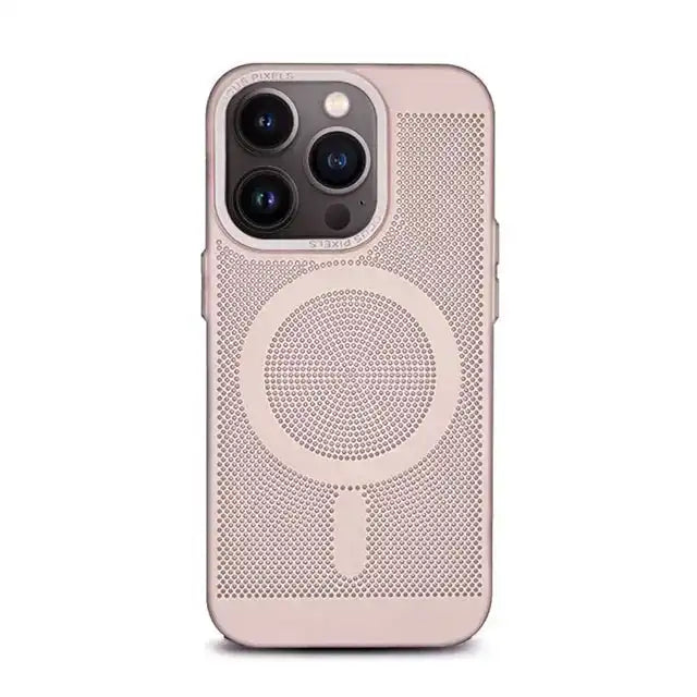 Magnetic Shockproof Grid Breathable for iPhone 14 Pro Max - TecHub