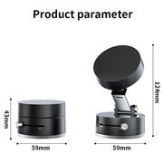 TecHub GOJI G10 magnetic phone holder in black with 360-degree rotation and strong magnetic grip, designed for secure smartphone mounting.