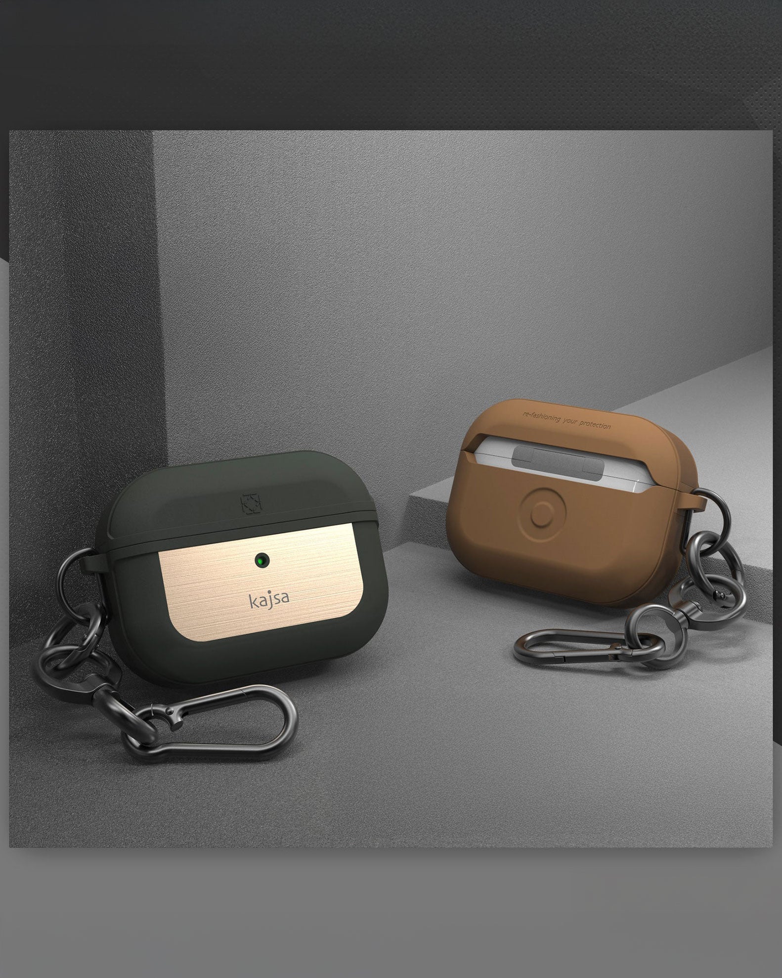Kajsa Aluminium Ultra Shield AirPods Pro 1&2 Case