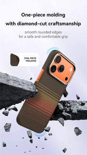 TecHub Lanex ultra-slim diamond cut carbon fiber MagSafe case for iPhone 17 Pro Max, showcasing sleek black design with textured finish.