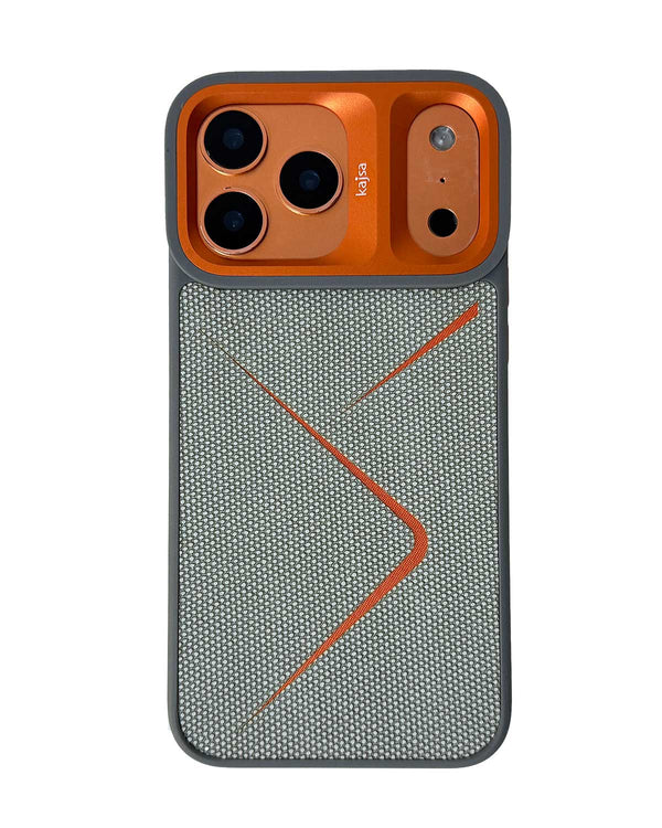 TecHub Kajsa Splendid Series flash pattern iPhone 17 Pro Max MagSafe case showing colorful geometric design and slim protective build.