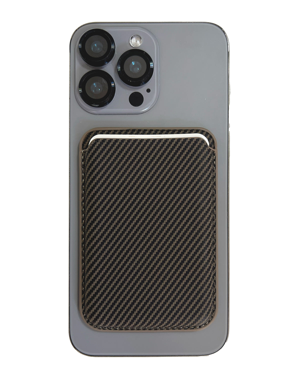 Magsafe Leather Carbon Card Wallet Case