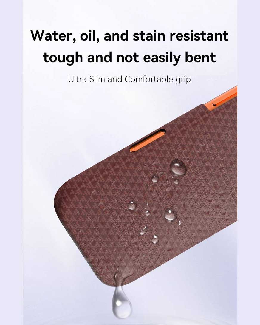 Lanex Premium Ultra-slim Diamond Carbon Fiber Case for iPhone 17 Pro Max