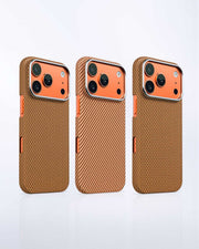 TecHub Lanex Luxury MagSafe iPhone 17 Pro Max case with ultra-slim diamond cut carbon fiber design, showcasing sleek and stylish protection.