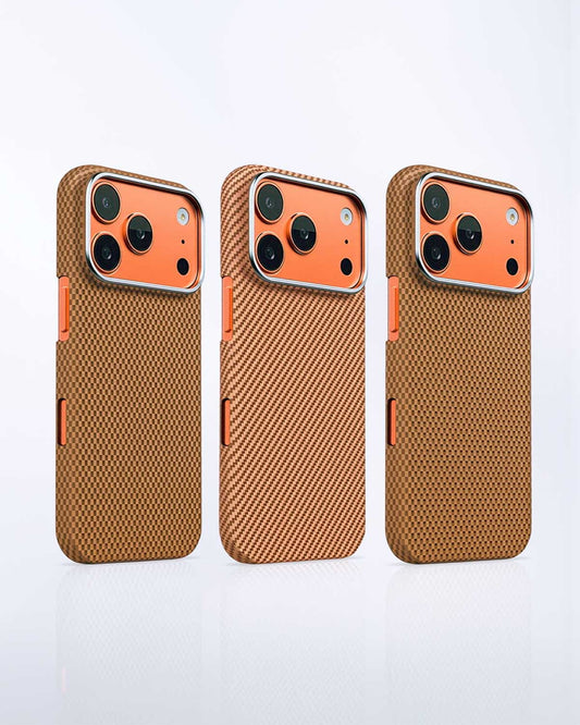 TecHub Lanex Luxury MagSafe iPhone 17 Pro Max case with ultra-slim diamond cut carbon fiber design, showcasing sleek and stylish protection.