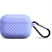 Silicone Weavy braided AirPods case in vibrant colors, designed to protect and personalize your AirPods charging case.