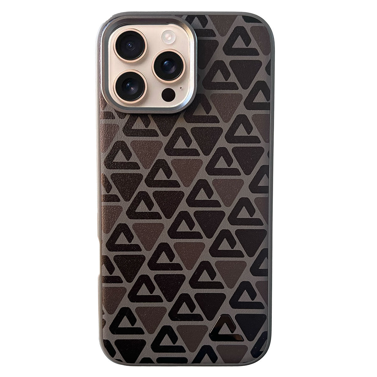 We Can Pattern Logo Case for iPhone 16 Pro Max - Grey