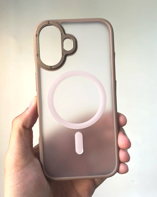 Magnetic Luxury Matte Translucent Armor Shockproof for iPhone 16