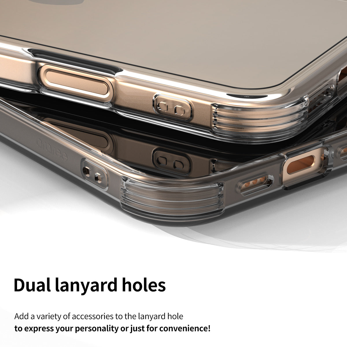 Araree Flexield Case iPhone 16 - Clear Black